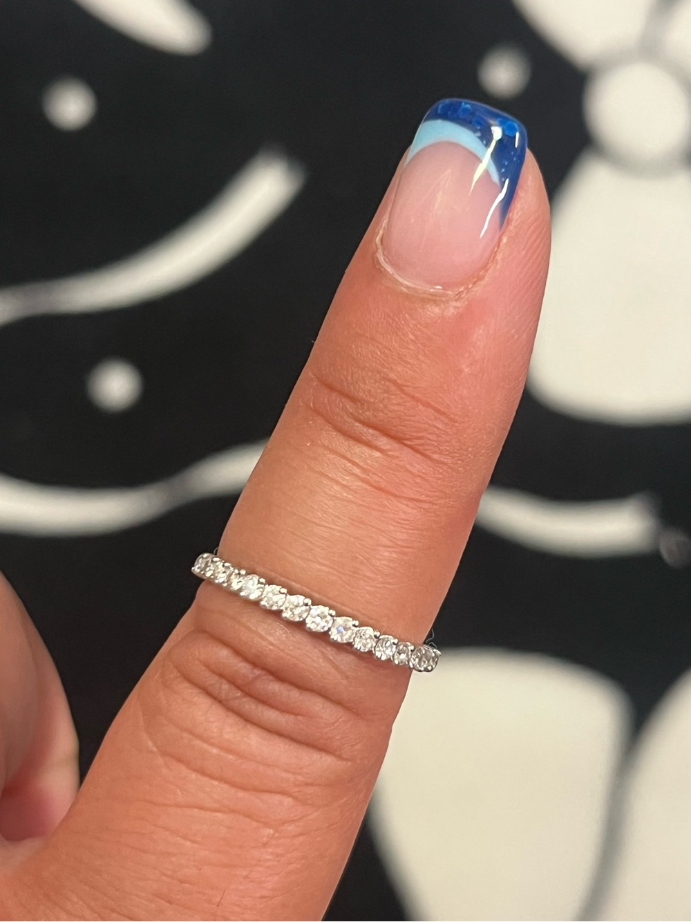 3 CT. T.W. Diamond Graduated Stackable Anniversary Band in 10K White Gold